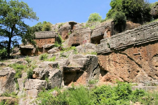 Norchia Tuscia Italy